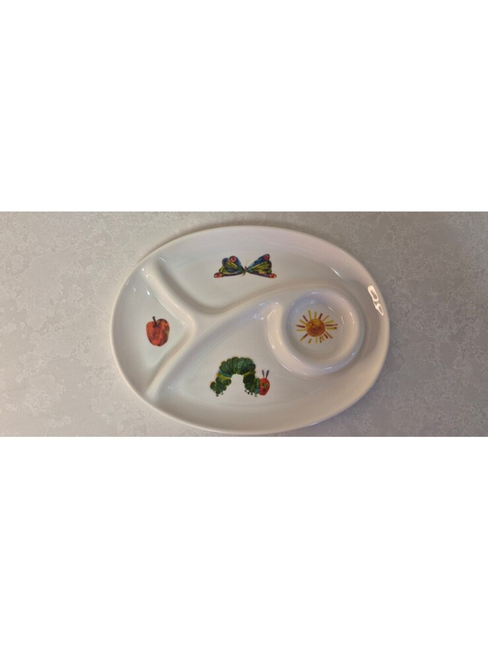 Portmeirion The Very Hungry Caterpillar Divided Snack Plate